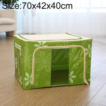 Load image into Gallery viewer, Folding Storage Box Non Woven Fabric With Zipper Moisture-proof Clothes Storage Box, 44L 50x40x22cm, 55L 50x40x28cm, 66L 50x40x33cm, 80L 60x40x32cm, 100L 60x42x40cm, 125L 70x42x40cm