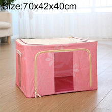 Load image into Gallery viewer, Folding Storage Box Non Woven Fabric With Zipper Moisture-proof Clothes Storage Box, 44L 50x40x22cm, 55L 50x40x28cm, 66L 50x40x33cm, 80L 60x40x32cm, 100L 60x42x40cm, 125L 70x42x40cm