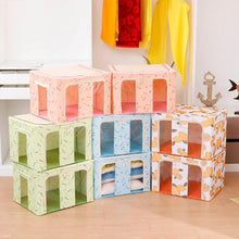 Load image into Gallery viewer, Folding Storage Box Non Woven Fabric With Zipper Moisture-proof Clothes Storage Box, 150L 75x46x45cm