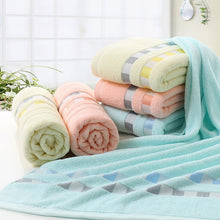 Load image into Gallery viewer, Cotton Plain Square Bath Towel Natural Environmental Protection Embroidered Bath Towel Household Towel