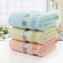 Load image into Gallery viewer, Cotton Plain Square Bath Towel Natural Environmental Protection Embroidered Bath Towel Household Towel