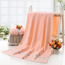 Load image into Gallery viewer, Cotton Plain Square Bath Towel Natural Environmental Protection Embroidered Bath Towel Household Towel