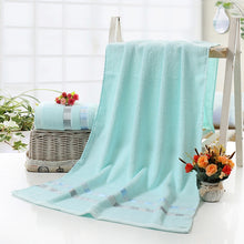 Load image into Gallery viewer, Cotton Plain Square Bath Towel Natural Environmental Protection Embroidered Bath Towel Household Towel