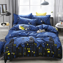 Load image into Gallery viewer, 4pcs / Set Printing Bedding Set Bed Sheet  Pillowcases Cover, For 1.2m Bed, For 1.5m Bed, For 1.8m Bed, For 2.0m Bed, For 2.2m Bed