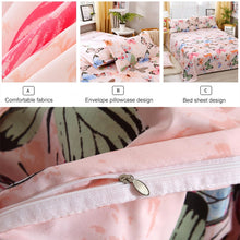 Load image into Gallery viewer, 4pcs / Set Printing Bedding Set Bed Sheet  Pillowcases Cover, For 1.2m Bed, For 1.5m Bed, For 1.8m Bed, For 2.0m Bed, For 2.2m Bed