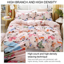 Load image into Gallery viewer, 4pcs / Set Printing Bedding Set Bed Sheet  Pillowcases Cover, For 1.2m Bed, For 1.5m Bed, For 1.8m Bed, For 2.0m Bed, For 2.2m Bed