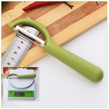 Load image into Gallery viewer, 4个一卖 Stainless Steel Round Handle Peeler Sugar Cane Scraper  Fruit Plane, 4 PCS Apple Peeler Knife (Dark Gery), 4 PCS Apple Peeler Knife (Green), 4 PCS Apple Peeler Knife (White), 4 PCS Apple Peeler Knife (Light Gery), 4 PCS Apple Peeler Knife (Black) ...