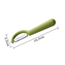 Load image into Gallery viewer, 4个一卖 Stainless Steel Round Handle Peeler Sugar Cane Scraper  Fruit Plane, 4 PCS Apple Peeler Knife (Dark Gery), 4 PCS Apple Peeler Knife (Green), 4 PCS Apple Peeler Knife (White), 4 PCS Apple Peeler Knife (Light Gery), 4 PCS Apple Peeler Knife (Black) ...
