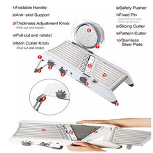 Load image into Gallery viewer, Multifunctional Long Stainless Steel Grater Slicer Chopper Crusher, Long Stainless Steel Grater
