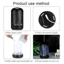 Load image into Gallery viewer, Metal Tree Air Humidifier Essential Oil Diffuser Mist Maker Colorful LED Lamp Diffuser Aromatherapy Air Purifier,, US Plug, UK Plug, EU Plug, AU Plug