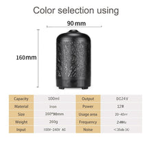 Load image into Gallery viewer, Metal Tree Air Humidifier Essential Oil Diffuser Mist Maker Colorful LED Lamp Diffuser Aromatherapy Air Purifier,, US Plug, UK Plug, EU Plug, AU Plug