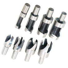 Load image into Gallery viewer, 8 In 1 Carbon Steel Corkscrew Woodworking Hole Punch, 8 In 1 Corkscrew