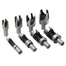 Load image into Gallery viewer, 8 In 1 Carbon Steel Corkscrew Woodworking Hole Punch, 8 In 1 Corkscrew