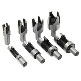 8 In 1 Carbon Steel Corkscrew Woodworking Hole Punch, 8 In 1 Corkscrew