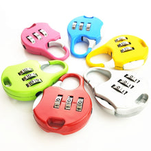 Load image into Gallery viewer, 2 PCS Mini Password Small Padlock Luggage Lock Digital Password Lock, Silver, Black, Blue, Red, Green, Pink
