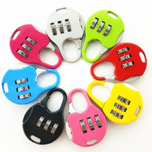 Load image into Gallery viewer, 2 PCS Mini Password Small Padlock Luggage Lock Digital Password Lock, Silver, Black, Blue, Red, Green, Pink