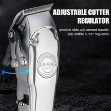 Load image into Gallery viewer, Retro Oil Head Electric Pusher Strong Power Electric Fader LCD Digital Display Rechargeable Hair Clipper, EU Plug, US Plug