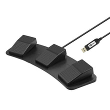 Load image into Gallery viewer, Pcsensor FS23 CF Foot Pedal Switch Keyboard Control Mouse Game Combo Pedal, Photoelectric Mute, Mechanical Sound
