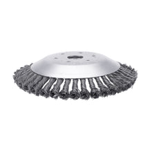 Load image into Gallery viewer, Lawn Mower Twisted Grass Wheel Steel Wire Grass Head Weeding Tray, 6 Inches, 8 Inches