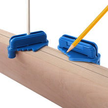 Load image into Gallery viewer, Multifunctional Scriber Woodworking Tools, Scribe Blue (Without Pencil), Scribe Gray (Without Pencil), Scribe Blue (Including 2 Pencils), Scribe Gray (Including 2 Pencils）