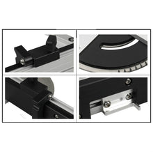 Load image into Gallery viewer, Woodworking Pusher Slide Ruler Woodworking Table Saw Measuring Tool, Single Tenon, Aluminum Handle, Copper Handle, Aluminum Handle + Tenon, Aluminum Handle + Tenon + Limit, Copper Handle + Tenon + Limit, Aluminum Handle + 450mm ＋ Limit                 ...
