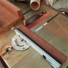 Load image into Gallery viewer, Woodworking Pusher Slide Ruler Woodworking Table Saw Measuring Tool, Single Tenon, Aluminum Handle, Copper Handle, Aluminum Handle + Tenon, Aluminum Handle + Tenon + Limit, Copper Handle + Tenon + Limit, Aluminum Handle + 450mm ＋ Limit                 ...