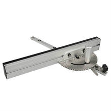 Load image into Gallery viewer, Woodworking Pusher Slide Ruler Woodworking Table Saw Measuring Tool, Single Tenon, Aluminum Handle, Copper Handle, Aluminum Handle + Tenon, Aluminum Handle + Tenon + Limit, Copper Handle + Tenon + Limit, Aluminum Handle + 450mm ＋ Limit                 ...