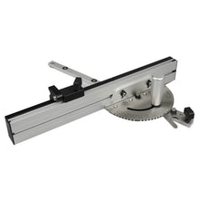Load image into Gallery viewer, Woodworking Pusher Slide Ruler Woodworking Table Saw Measuring Tool, Single Tenon, Aluminum Handle, Copper Handle, Aluminum Handle + Tenon, Aluminum Handle + Tenon + Limit, Copper Handle + Tenon + Limit, Aluminum Handle + 450mm ＋ Limit                 ...