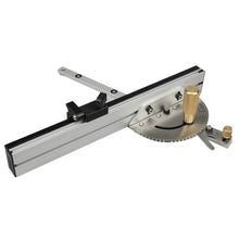 Load image into Gallery viewer, Woodworking Pusher Slide Ruler Woodworking Table Saw Measuring Tool, Single Tenon, Aluminum Handle, Copper Handle, Aluminum Handle + Tenon, Aluminum Handle + Tenon + Limit, Copper Handle + Tenon + Limit, Aluminum Handle + 450mm ＋ Limit                 ...