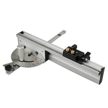 Load image into Gallery viewer, Woodworking Pusher Slide Ruler Woodworking Table Saw Measuring Tool, Single Tenon, Aluminum Handle, Copper Handle, Aluminum Handle + Tenon, Aluminum Handle + Tenon + Limit, Copper Handle + Tenon + Limit, Aluminum Handle + 450mm ＋ Limit                 ...