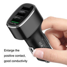 Load image into Gallery viewer, 3 USB Ports Fast Charge Car Charger, QIAKEY GT680, QIAKEY GT780