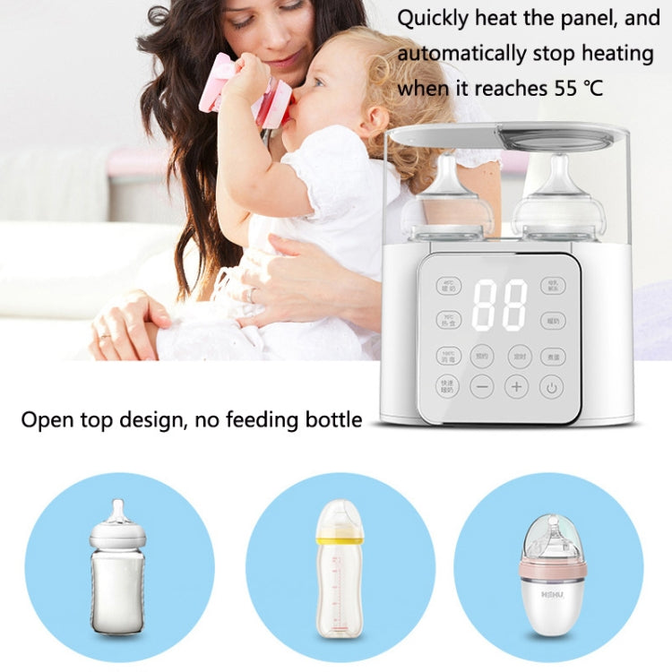N20 2 In 1 Double Bottle Warmer Sterilization Machine, Plug Specifications:, EU Plug, US Plug