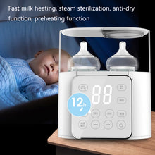 Load image into Gallery viewer, N20 2 In 1 Double Bottle Warmer Sterilization Machine, Plug Specifications:, EU Plug, US Plug