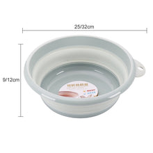 Load image into Gallery viewer, Folding Washbasin Outdoor Travel Portable Washtub, 9x25cm, 12x32cm