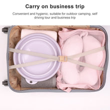 Load image into Gallery viewer, Folding Washbasin Outdoor Travel Portable Washtub, 9x25cm, 12x32cm