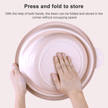 Load image into Gallery viewer, Folding Washbasin Outdoor Travel Portable Washtub, 9x25cm, 12x32cm