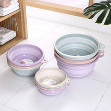 Load image into Gallery viewer, Folding Washbasin Outdoor Travel Portable Washtub, 9x25cm, 12x32cm