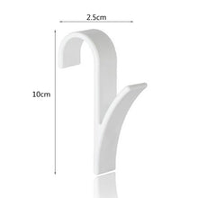 Load image into Gallery viewer, 4 in 1 Towel Rail Hanging Bathroom Plastic Hook Rack, Plastic Hook Rack