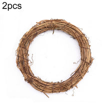 Load image into Gallery viewer, 2 PCS Tree Vine Christmas Wreath DIY Rattan Garden Decoration Rattan Window Decoration, 10CM, 15CM, 20CM, 25CM, 30CM