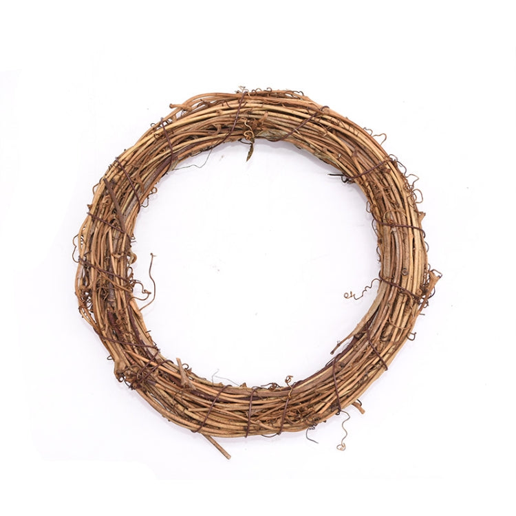 2 PCS Tree Vine Christmas Wreath DIY Rattan Garden Decoration Rattan Window Decoration, 10CM, 15CM, 20CM, 25CM, 30CM