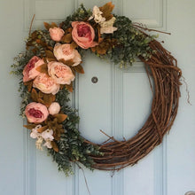 Load image into Gallery viewer, 2 PCS Tree Vine Christmas Wreath DIY Rattan Garden Decoration Rattan Window Decoration, 10CM, 15CM, 20CM, 25CM, 30CM