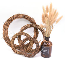 Load image into Gallery viewer, 2 PCS Tree Vine Christmas Wreath DIY Rattan Garden Decoration Rattan Window Decoration, 10CM, 15CM, 20CM, 25CM, 30CM