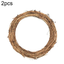 Load image into Gallery viewer, 2 PCS Tree Vine Christmas Wreath DIY Rattan Garden Decoration Rattan Window Decoration, 10CM, 15CM, 20CM, 25CM, 30CM