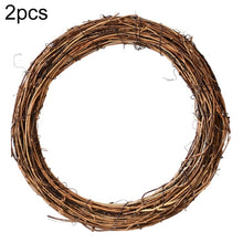 Load image into Gallery viewer, 2 PCS Tree Vine Christmas Wreath DIY Rattan Garden Decoration Rattan Window Decoration, 10CM, 15CM, 20CM, 25CM, 30CM