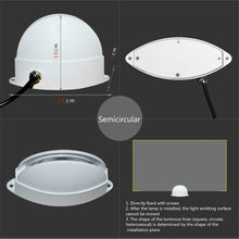 Load image into Gallery viewer, LED Door Frame Corridor Window Wall Spotlight, White, Semicircle