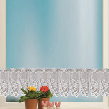 Load image into Gallery viewer, White Translucent Coffee Curtain Tulle Lace Sheer Warp Knitted Jacquard Curtains Bedroom Curtains, Lower Curtain, Upper Curtain, Upper And Lower Curtain