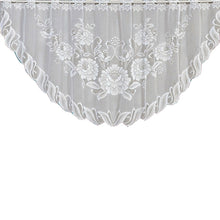 Load image into Gallery viewer, White Translucent Coffee Curtain Tulle Lace Sheer Warp Knitted Jacquard Curtains Bedroom Curtains, Lower Curtain, Upper Curtain, Upper And Lower Curtain