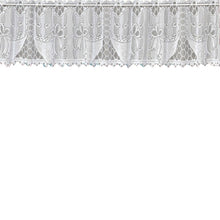 Load image into Gallery viewer, White Translucent Coffee Curtain Tulle Lace Sheer Warp Knitted Jacquard Curtains Bedroom Curtains, Lower Curtain, Upper Curtain, Upper And Lower Curtain