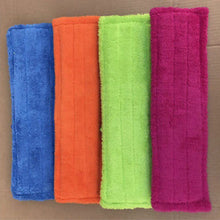Load image into Gallery viewer, Coral Flannel Head  Padded Flat Replacement Household Company Cleaning Mop Cloth Rag