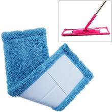 Load image into Gallery viewer, Coral Flannel Head  Padded Flat Replacement Household Company Cleaning Mop Cloth Rag